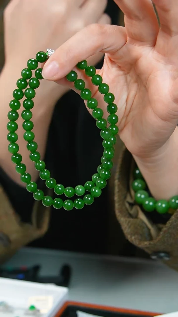 【闪购商品】和田玉颈饰未镶嵌8mmGG/1