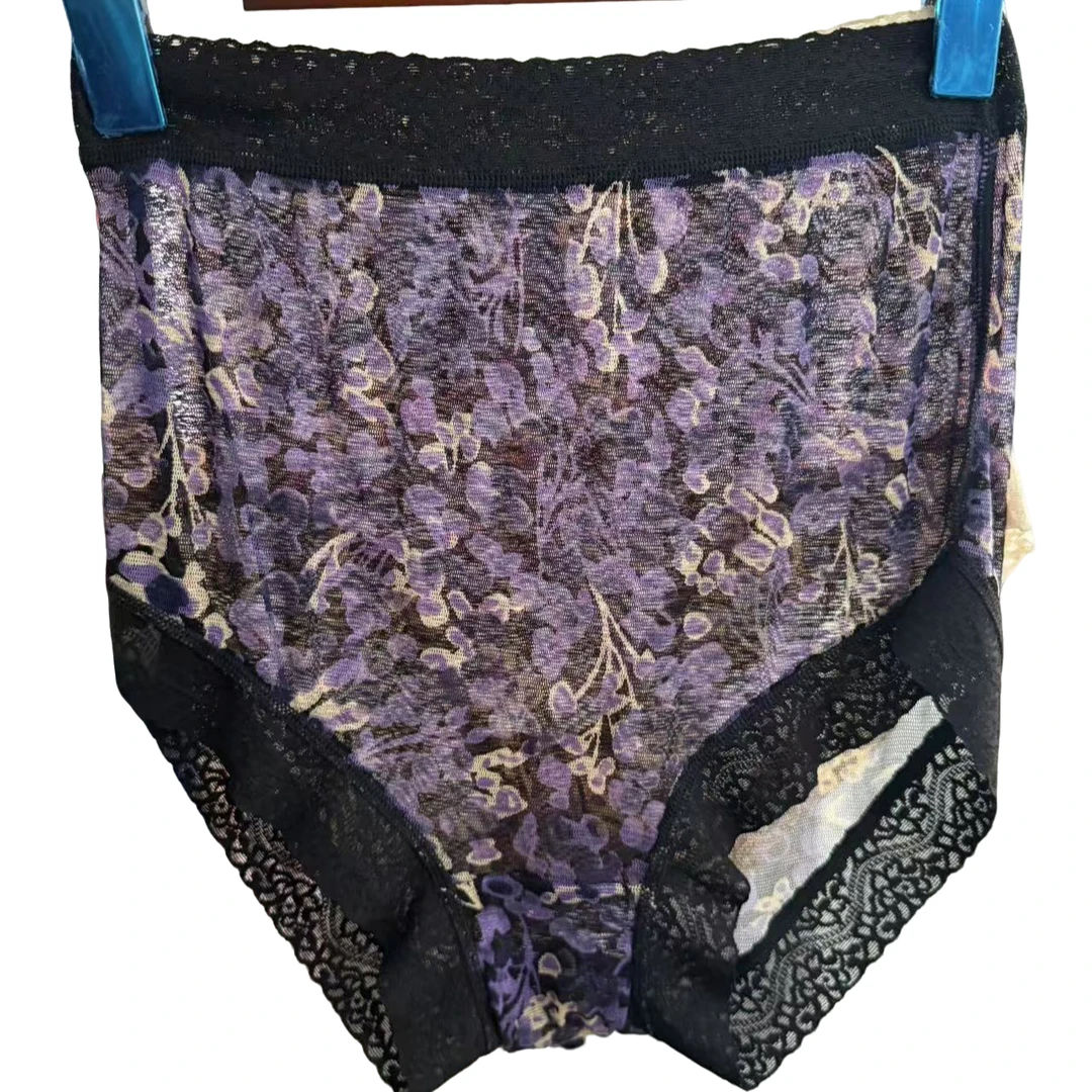 【微瑕】加大加肥巨舒服！大高腰0感桑蚕丝内裤/面膜内裤！9140