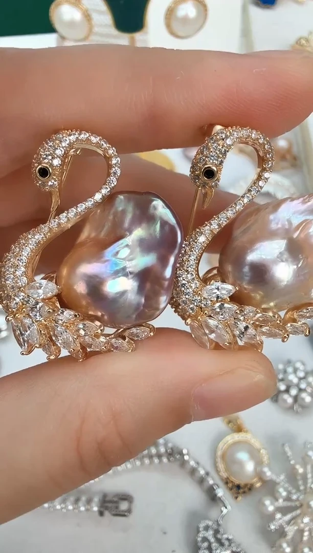 未镶嵌胸饰淡水珍珠多样性发一胸花