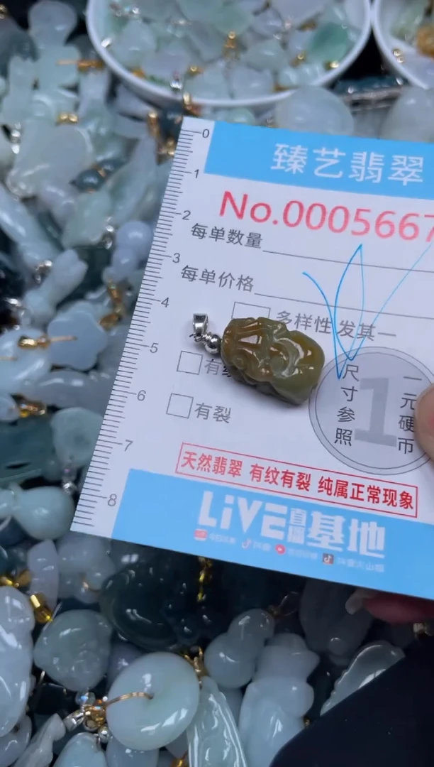 颈饰未镶嵌翡翠5667