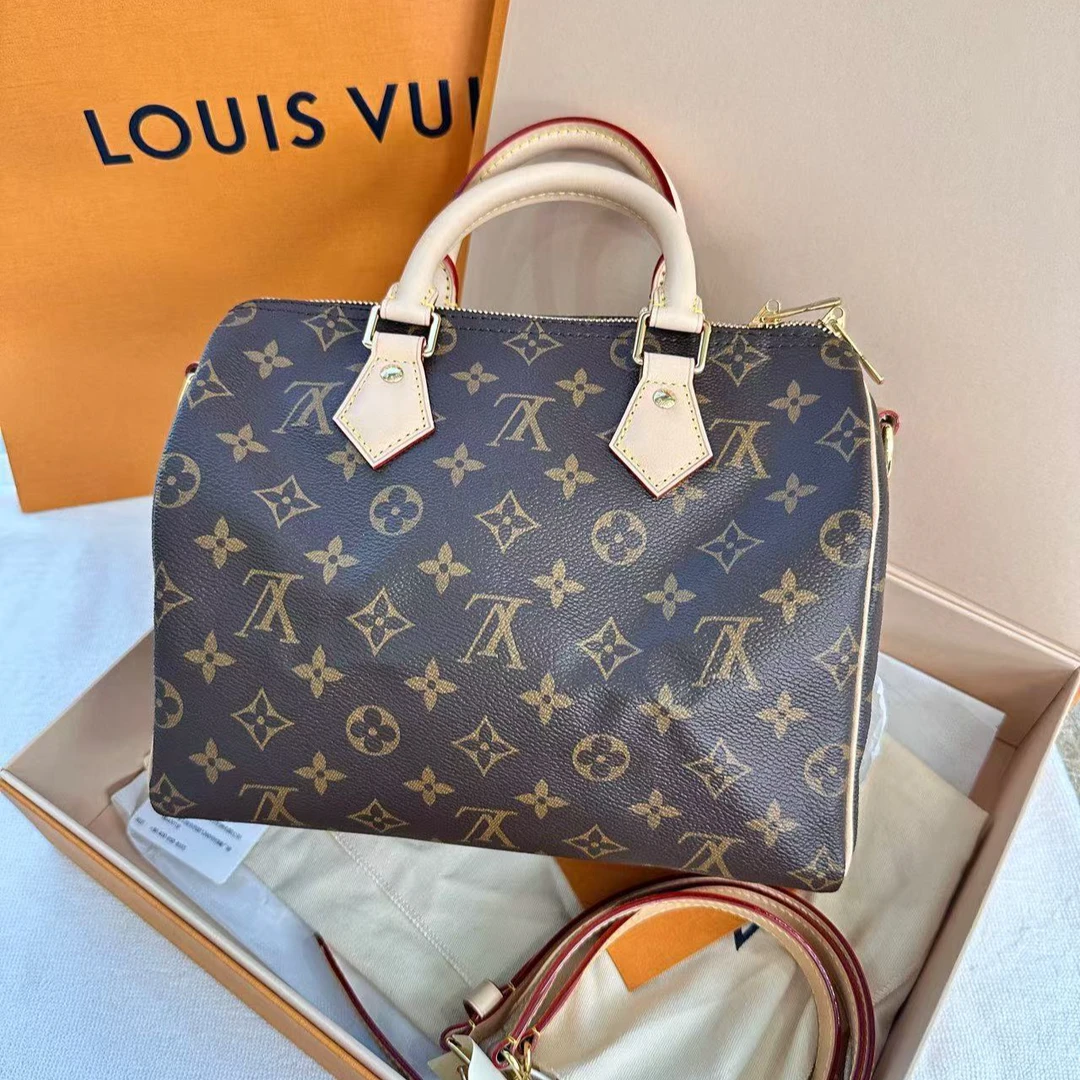 未使用 LouisVuitton/路易威登 speedy25老花手提款