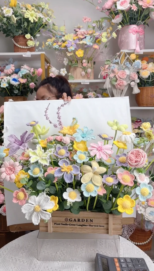 纯手工毛线花定制款