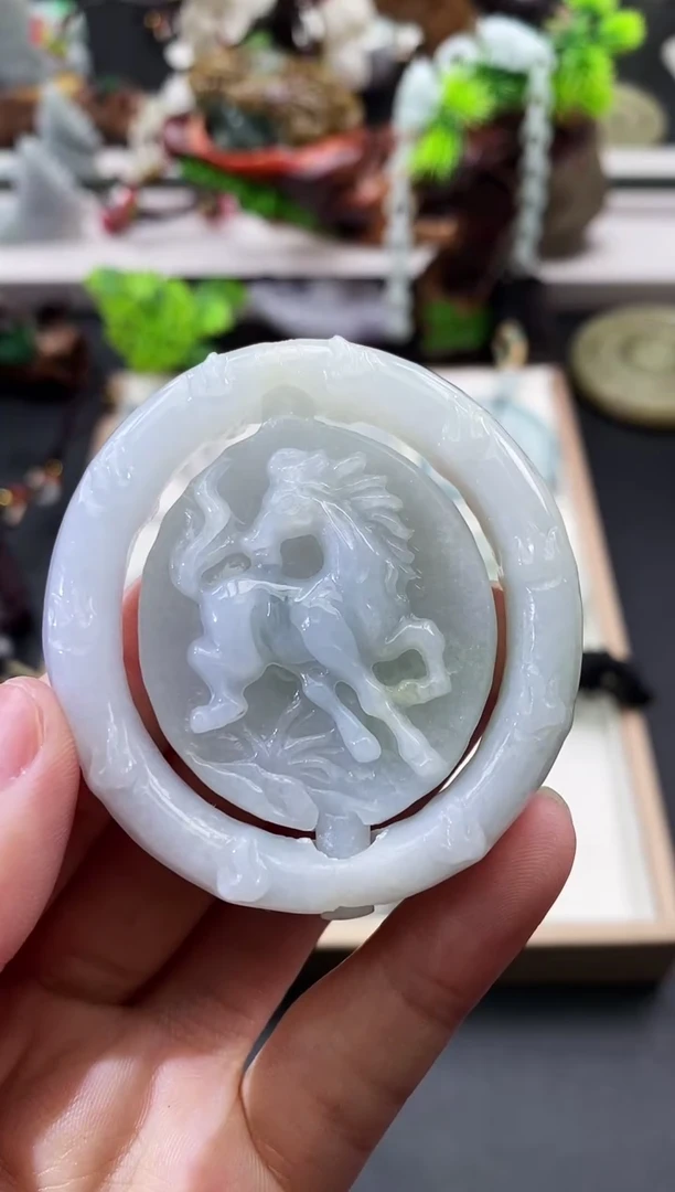 颈饰未镶嵌翡翠天然缅甸A货翡翠