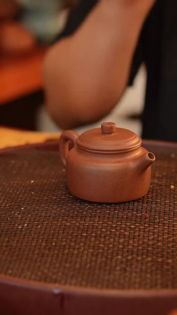 茶壶紫砂德钟 紫泥 150cc