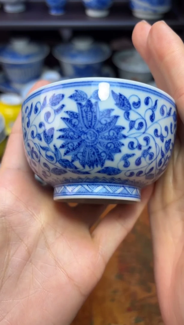 落***～景德镇纯手工手绘瓷器（无礼盒）