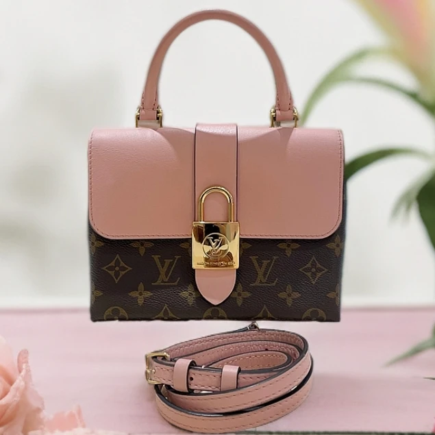 95新 LouisVuitton/路易威登 芯片粉锁包/尘bh06829