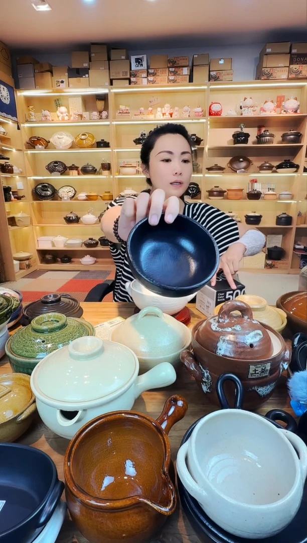 日本进口万古烧麦穗碗
