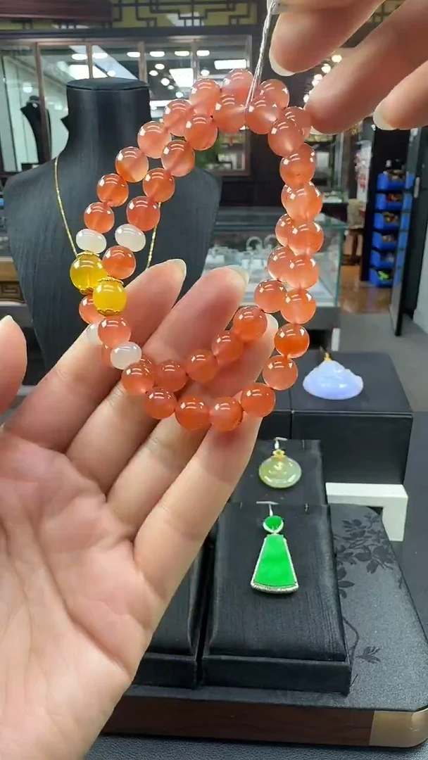 未镶嵌手链南红玛瑙南红手串多样性发其一