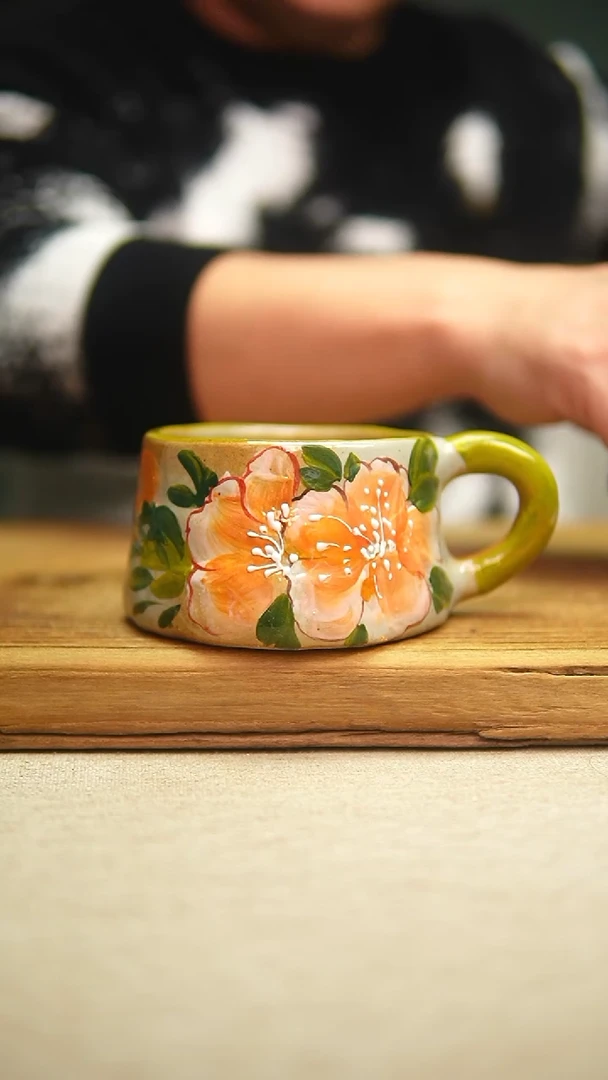 @@陶园瓷舍@@纯手工手绘@高温釉下彩