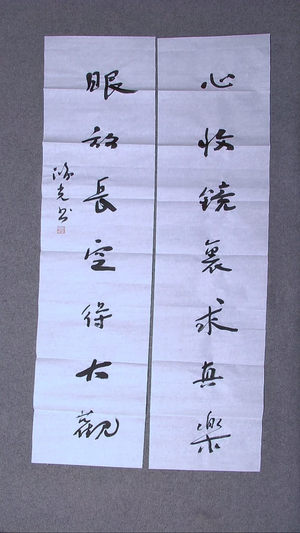 书法郭鸿光 银川八平尺138*34*2