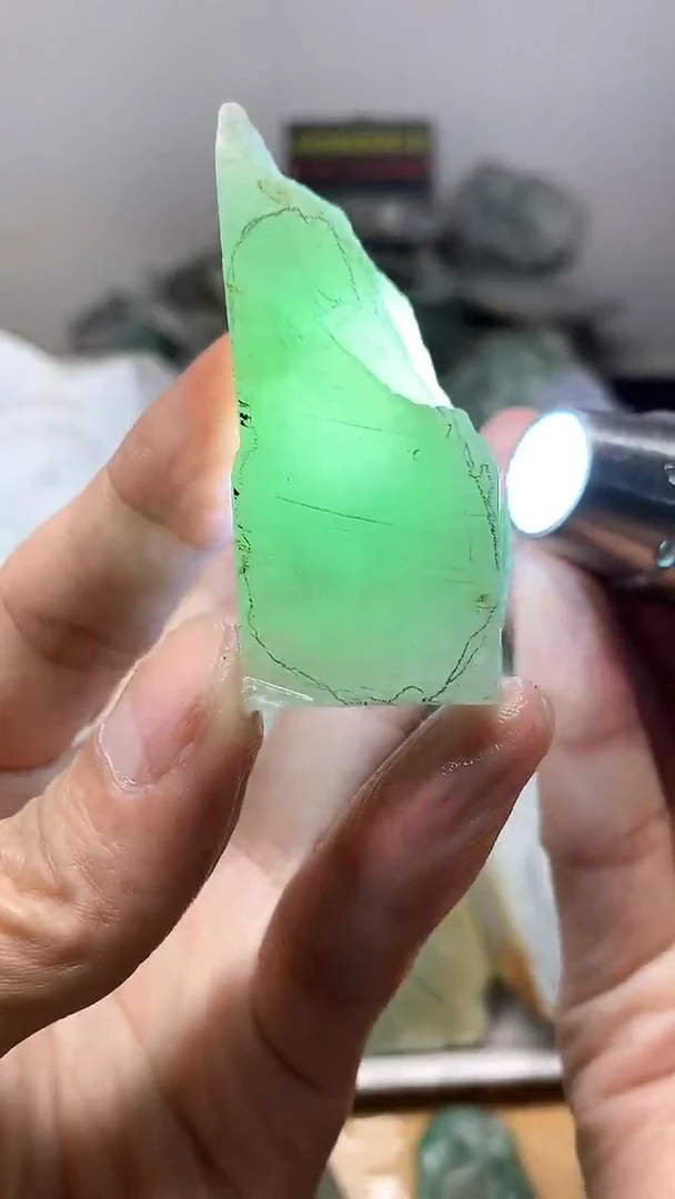 裸石翡翠天然缅甸翡翠A货33