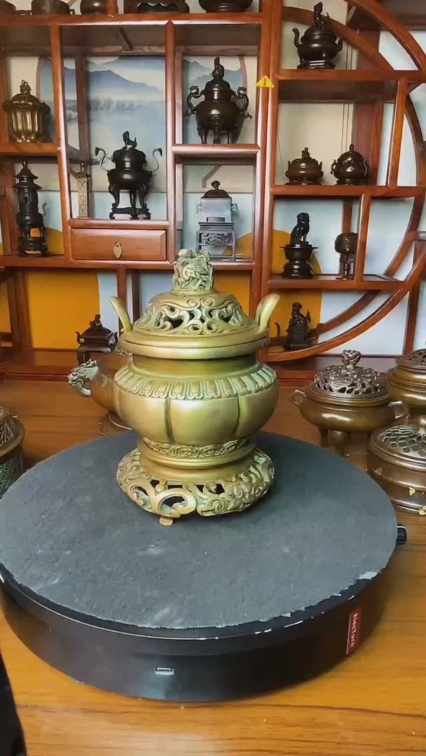 苏工 精品仿古铜香炉