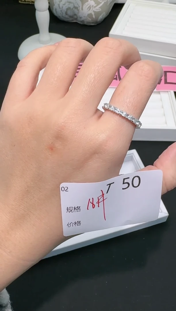 【闪购商品】海蓝宝石戒指银S925镶嵌16码发一T50