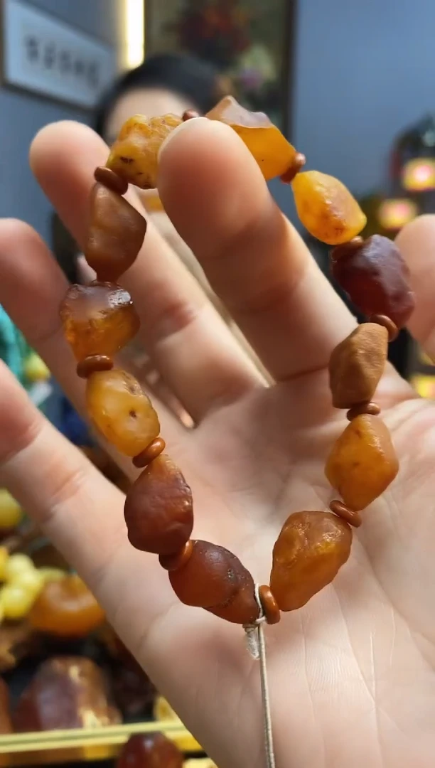 未镶嵌琥珀手串手串