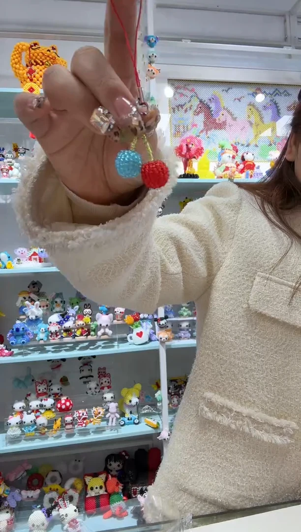 玻璃21112米珠成品1个樱桃