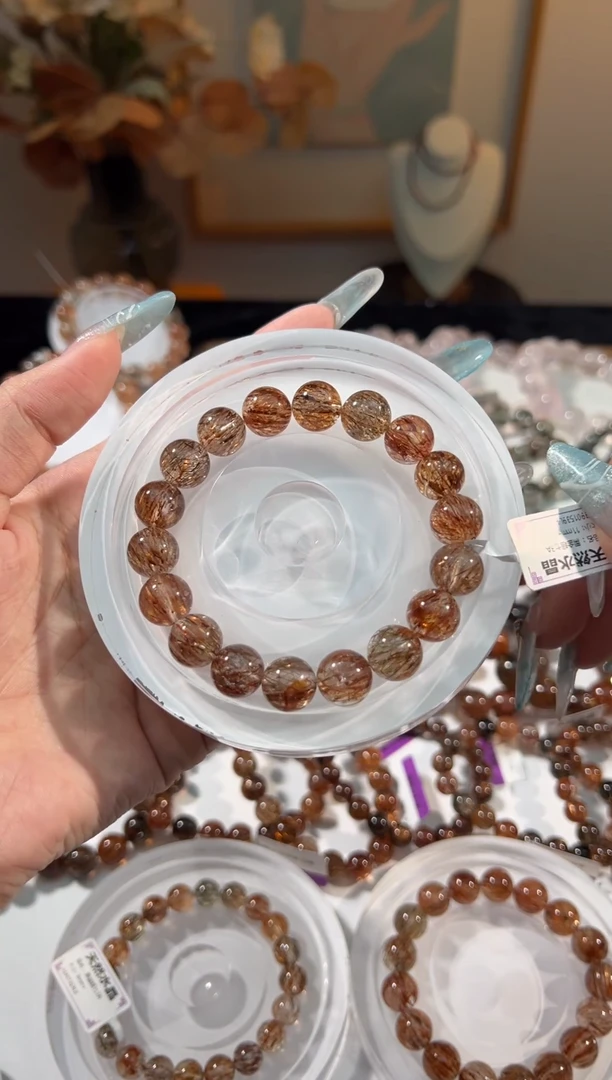 水晶手链未镶嵌黑金超七11