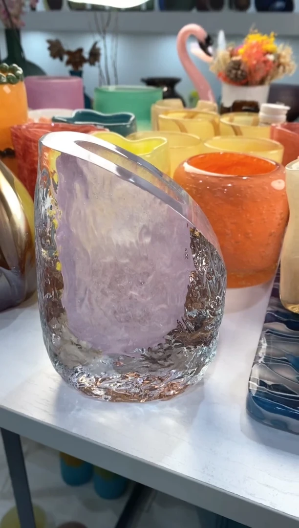 【闪购商品】琉璃慕忆家花瓶大号