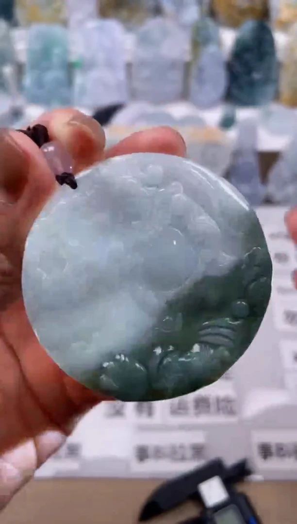 【闪购商品】翡翠颈饰未镶嵌天然缅甸A货翡翠48