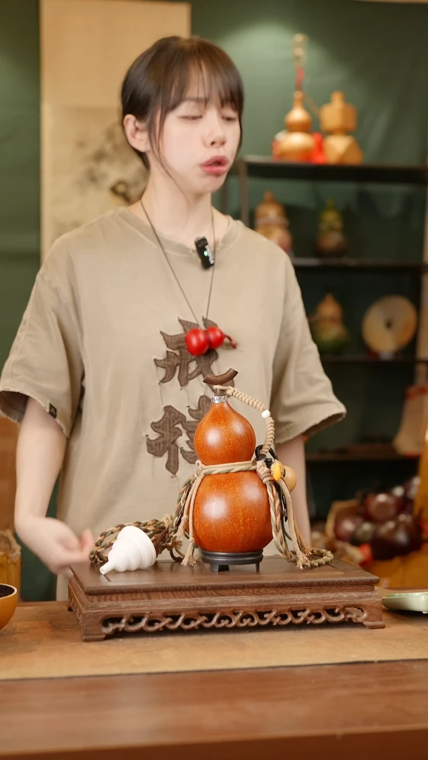 324号精品天然大漆酒葫芦一物一拍~