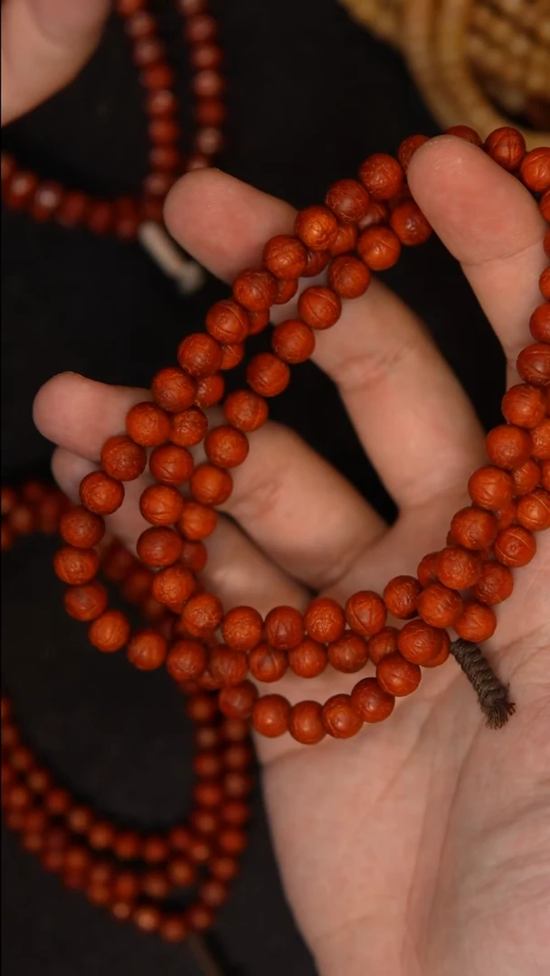 手串/手链小叶紫檀尺寸8紫檀凤眼108颗