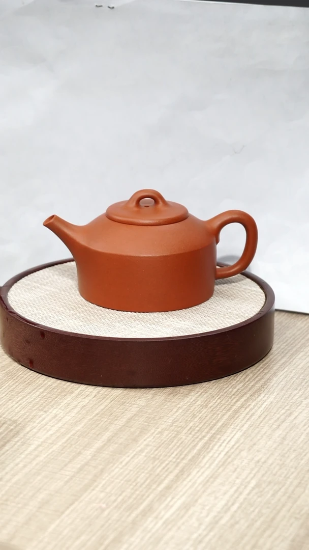 【闪购商品】紫砂茶壶黄龙山大红泥镜瓦壶