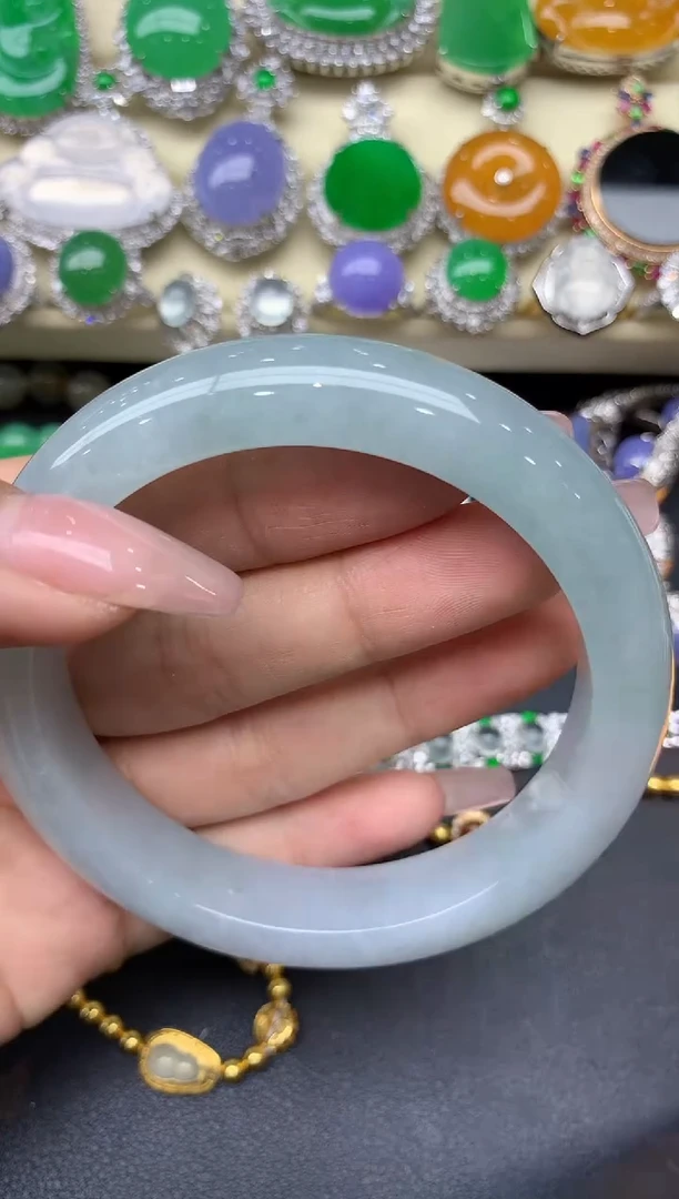 未镶嵌手镯翡翠188-雪姐翡翠天天见