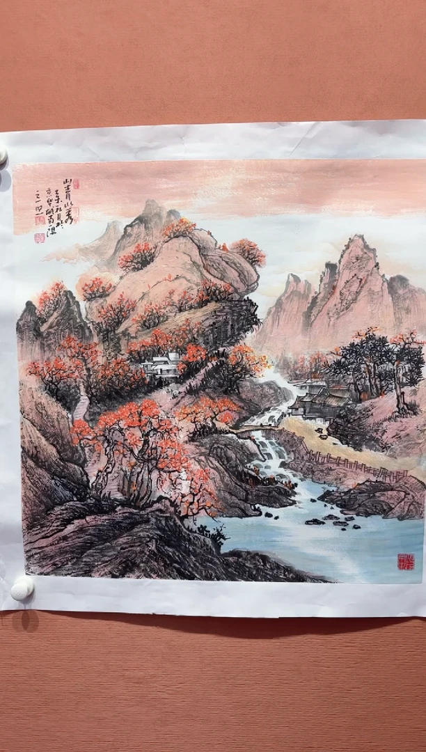 国画师立照老师国画作品