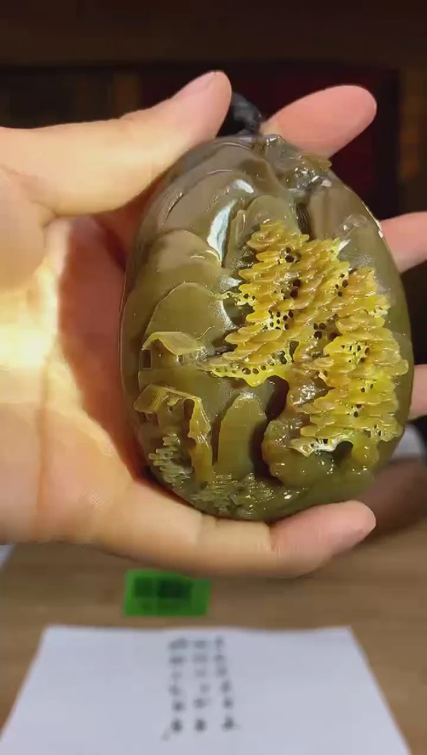 和田玉未镶嵌颈饰d282