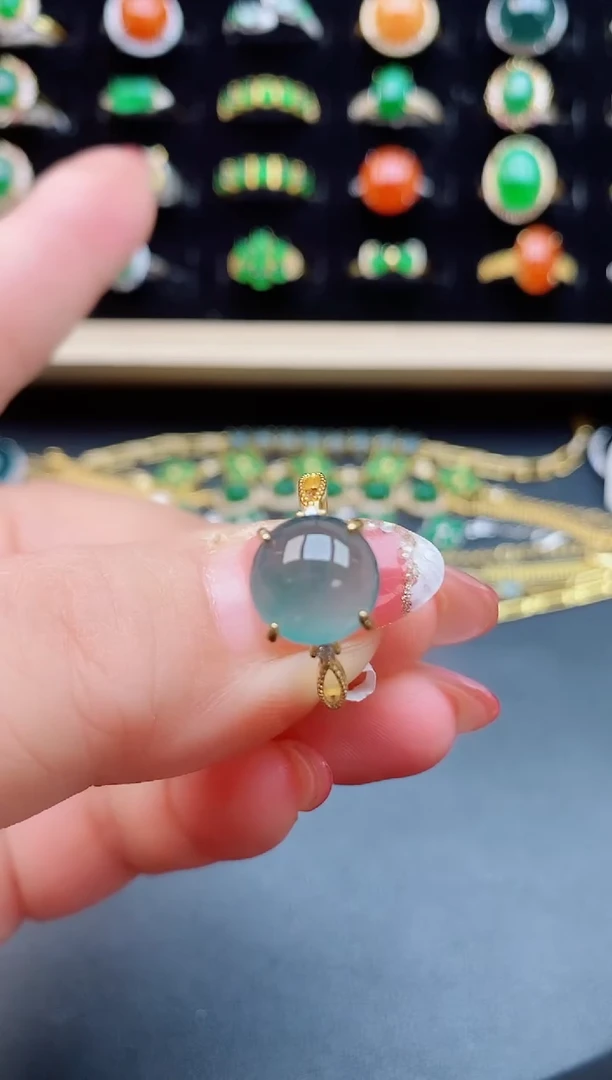 【闪购商品】翡翠戒指银S925镶嵌1212
