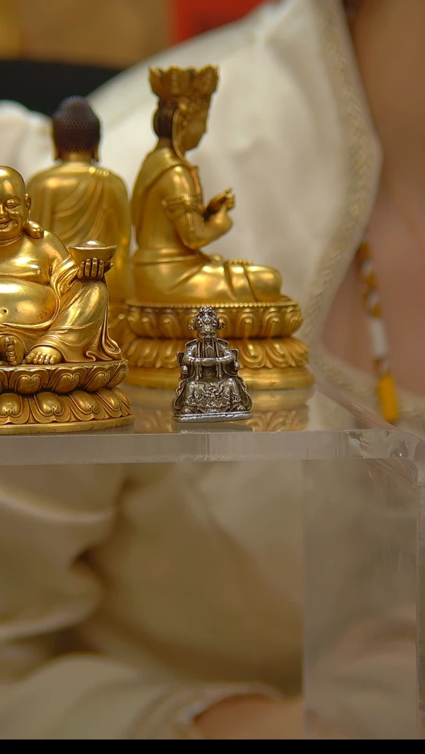 【闪购商品】白铜五爷财神3公分-D