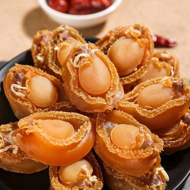 福建当季精品淡干60头中大鲍鱼干煲汤烧汁营养海产干货