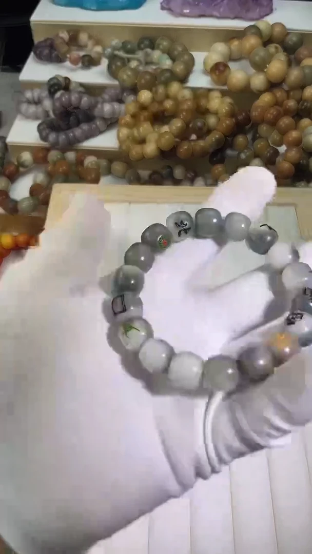 菩提根/象牙果吊坠菩提根手串