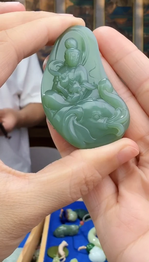 未镶嵌和田玉挂件拍一发一