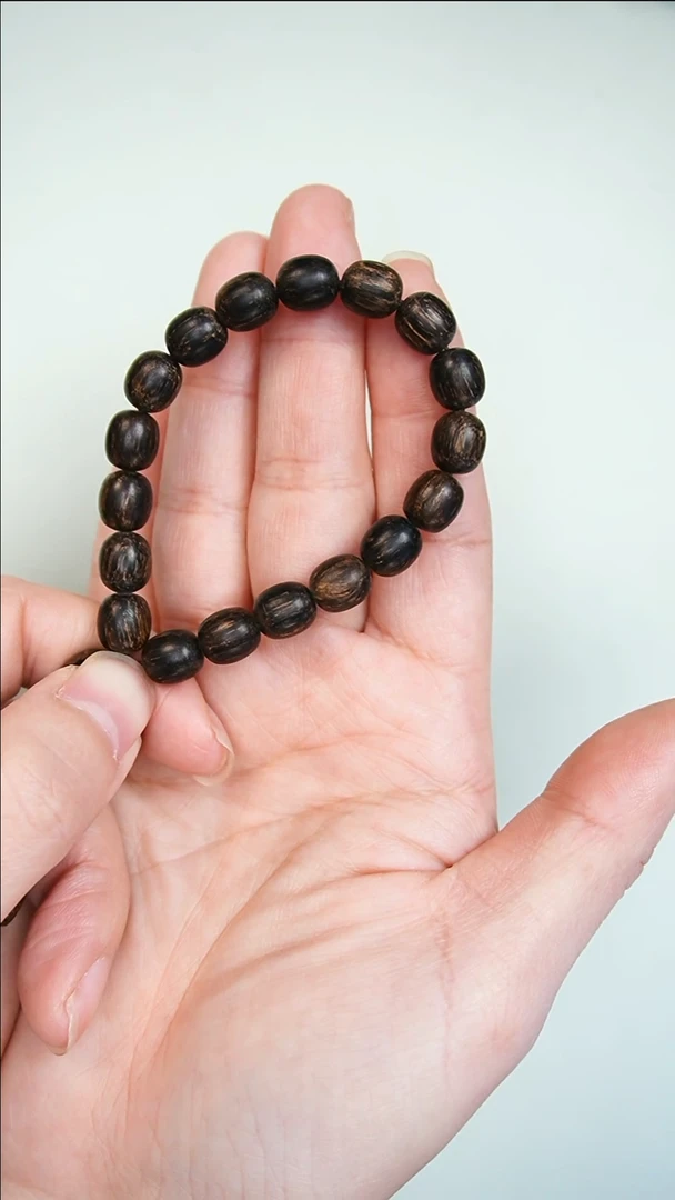 【闪购商品】沉香沉香碎屑文莱沉水8mm*18老型珠 1289