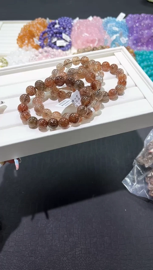 水晶手链未镶嵌9i多样性发其一【1条】默认微瑕12mm