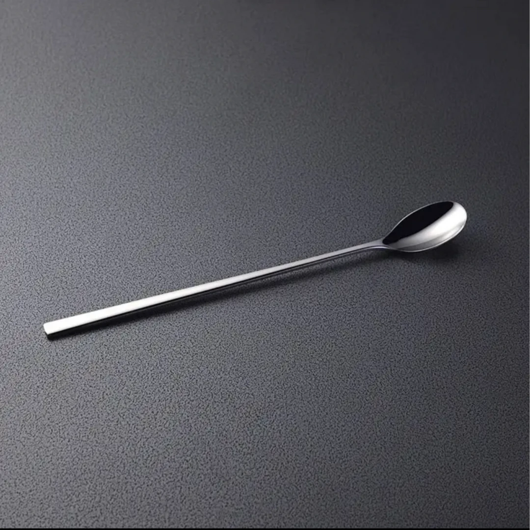 路卡酷304不锈钢吃西瓜冰淇淋甜品咖啡长尾搅拌勺