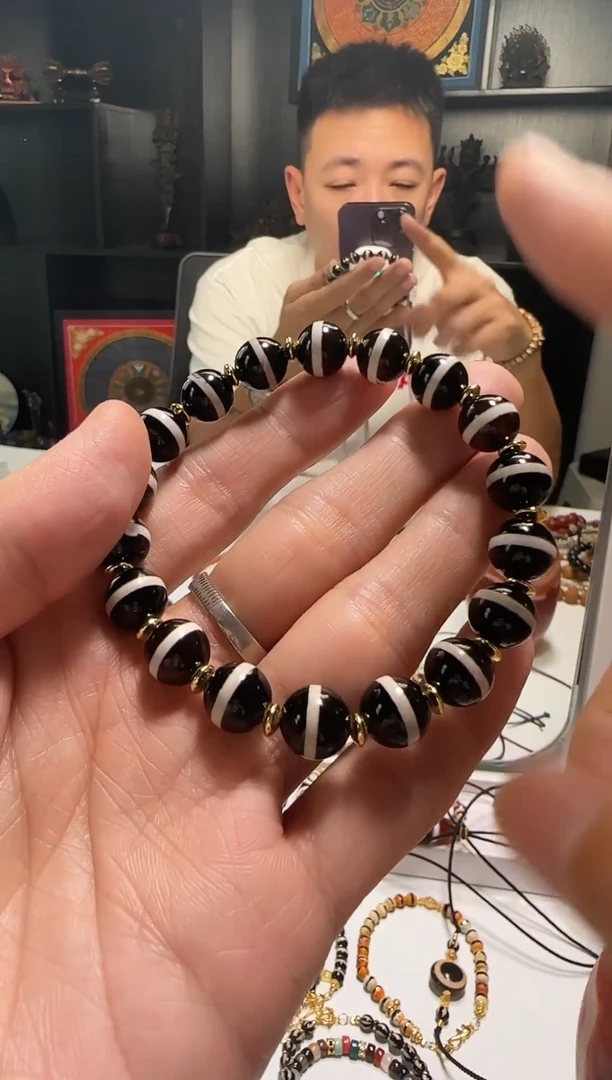 未镶嵌手串玛瑙/玉髓1103-9多样性发货