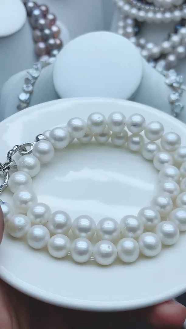 【闪购商品】淡水珍珠颈饰钛钢1