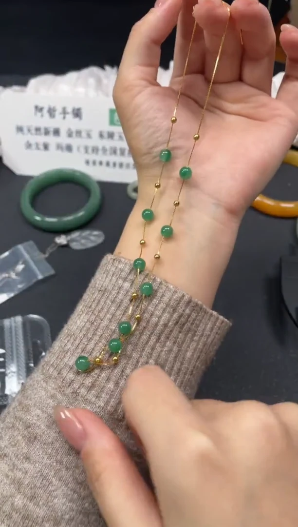 未镶嵌手镯石英质玉多样性发货，拍一发一