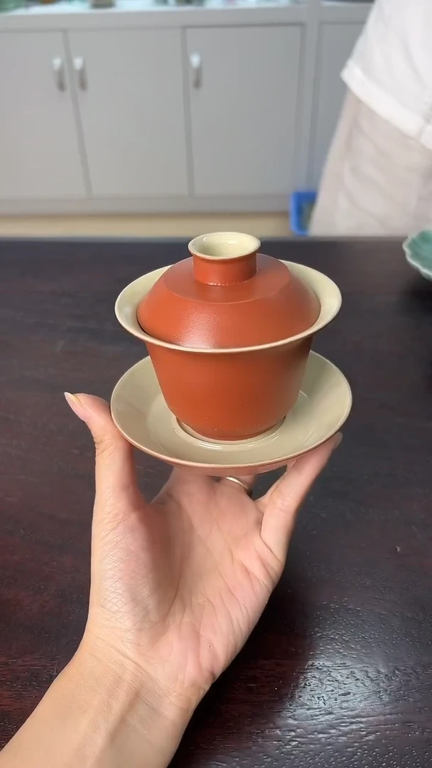龙泉云间青瓷小米茶器