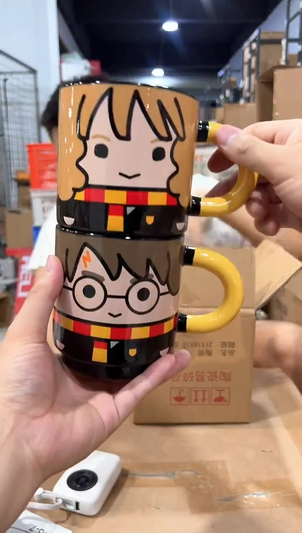 瓷片哈利波特赫敏叠叠对杯