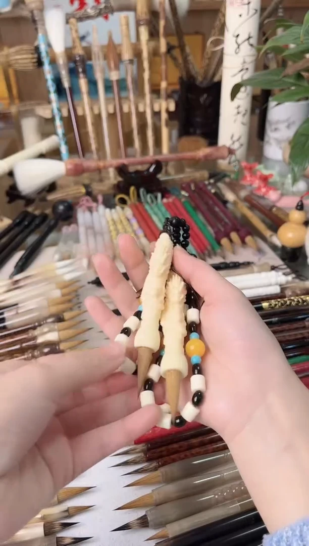 【清水试笔，拒绝蘸墨】墨舞笔庄毛笔2支