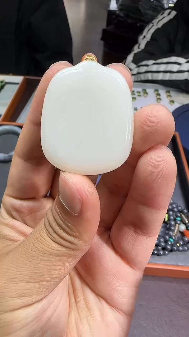 未镶嵌和田玉挂件【陆1218】55 7026