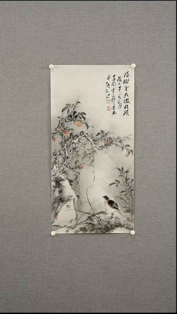 国画谢老师-花鸟-2平尺-01