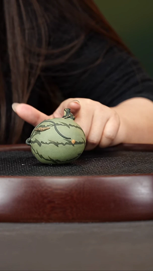 茶壶紫砂2 西瓜茶宠