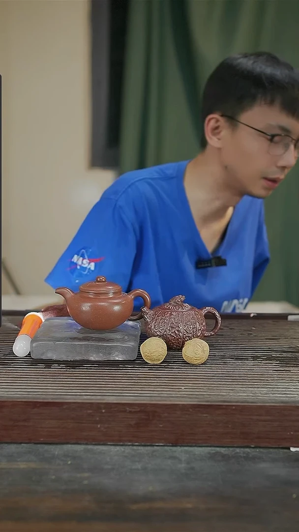 茶壶紫砂两壶两核桃300CC168号