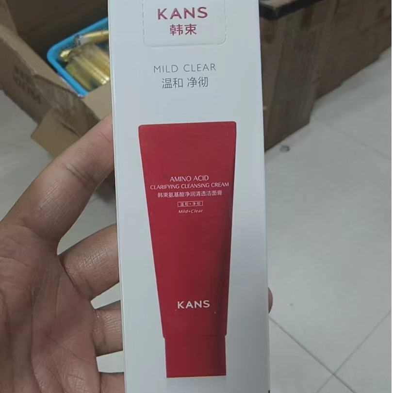 韩束红蛮腰洁面膏60g氨基酸净润深层清洁控油洁面