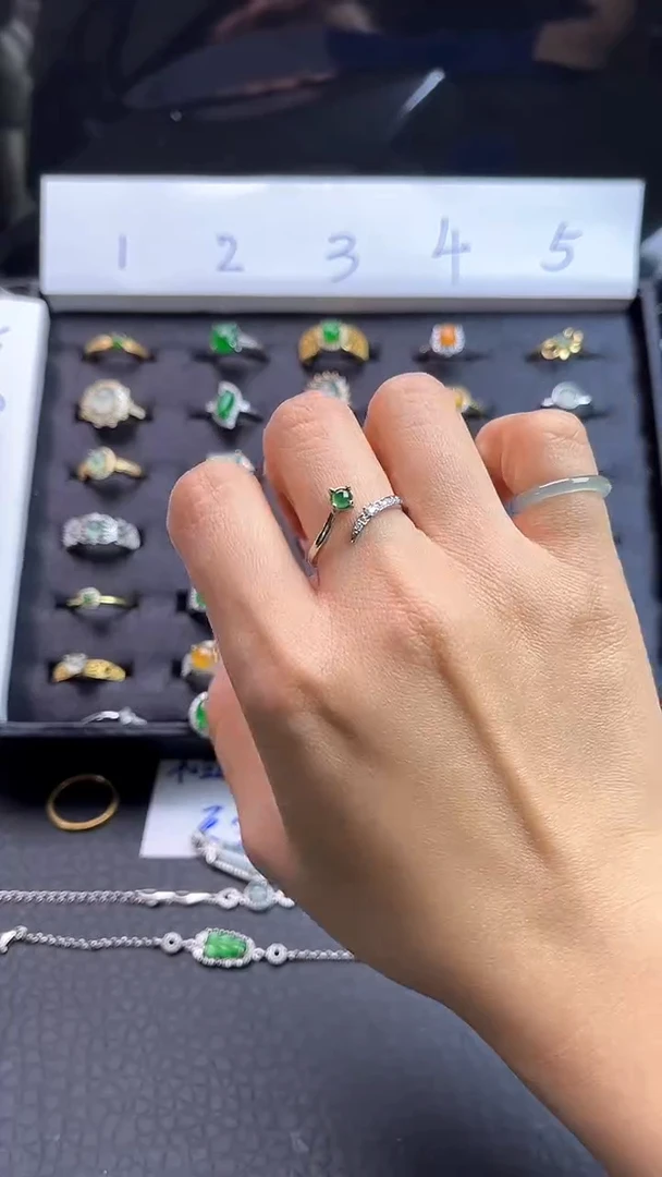 【闪购商品】翡翠戒指未镶嵌女款