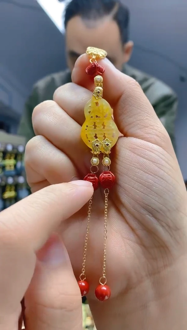 【闪购商品】翡翠耳饰合金189翡翠压襟