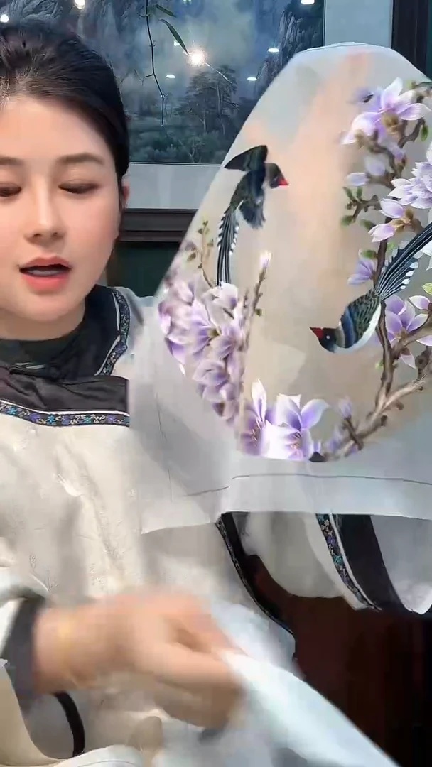 刺绣非遗苏绣手工刺绣绣片